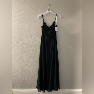 Black David’s Bridal Bridesmaid Dress
